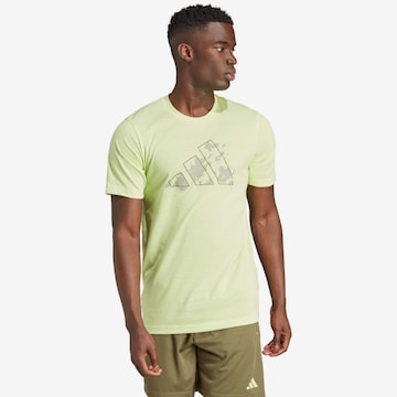 ADIDAS PERFORMANCE Functioneel shirt 'Essentials' in Groen: voorkant