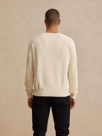 DAN FOX APPAREL Pullover 'Benno' i hvid