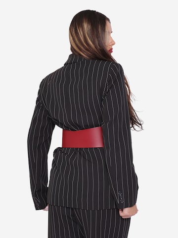 Haute Cuir Bælte 'Maia Corset' i rød