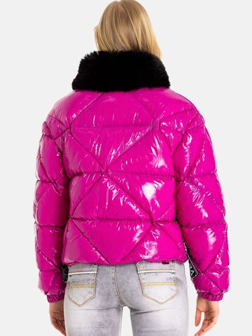 CIPO & BAXX Winterjacke in Lila