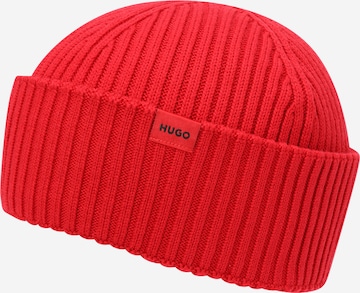 HUGO Beanie 'Xishon' in Red: front