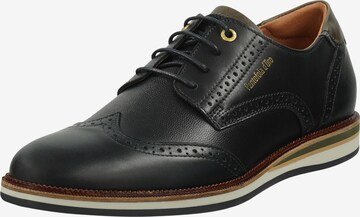 PANTOFOLA D'ORO Lace-Up Shoes in Black: front