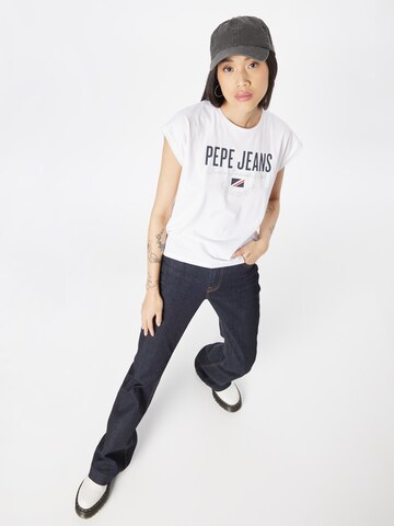 Pepe Jeans Tričko 'PARKER' – bílá