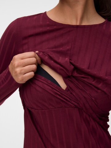 Robe MAMALICIOUS en rouge