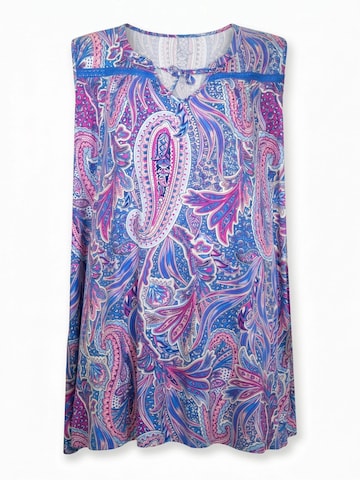 Shape Of You Kleid in Blau: Vorderseite