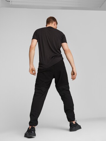 PUMA Tapered Sporthose 'Fit Hybrid' in Schwarz