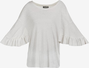 DreiMaster Vintage - Blusa en blanco: frente