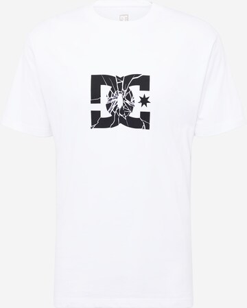 DC Shoes - Camiseta 'SHATTER' en blanco: frente