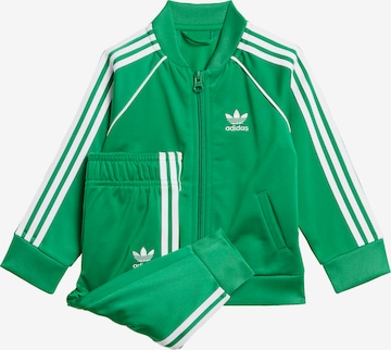 ADIDAS ORIGINALS regular Φόρμα τρεξίματος 'Adicolor' σε πράσινο