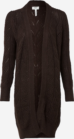OBJECT Knit Cardigan 'Nova Stella' in Brown: front