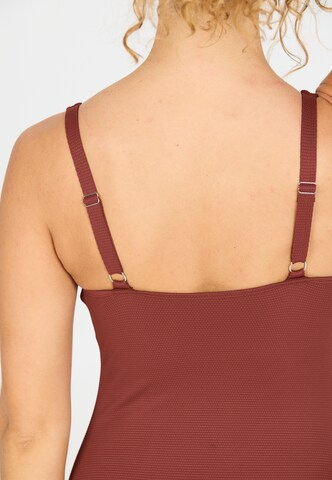 Cruz Bralette Swimsuit 'Nicola' in Brown