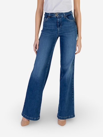 Liu Jo Bootcut Jeans 'B.UP GOOD FLARE H.W. UA6160 D0264' i blå: forside