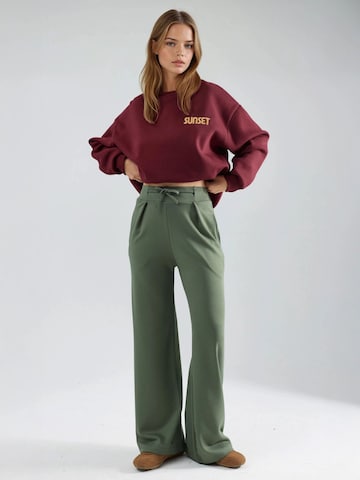 Hiccup Wide leg Broek in Groen