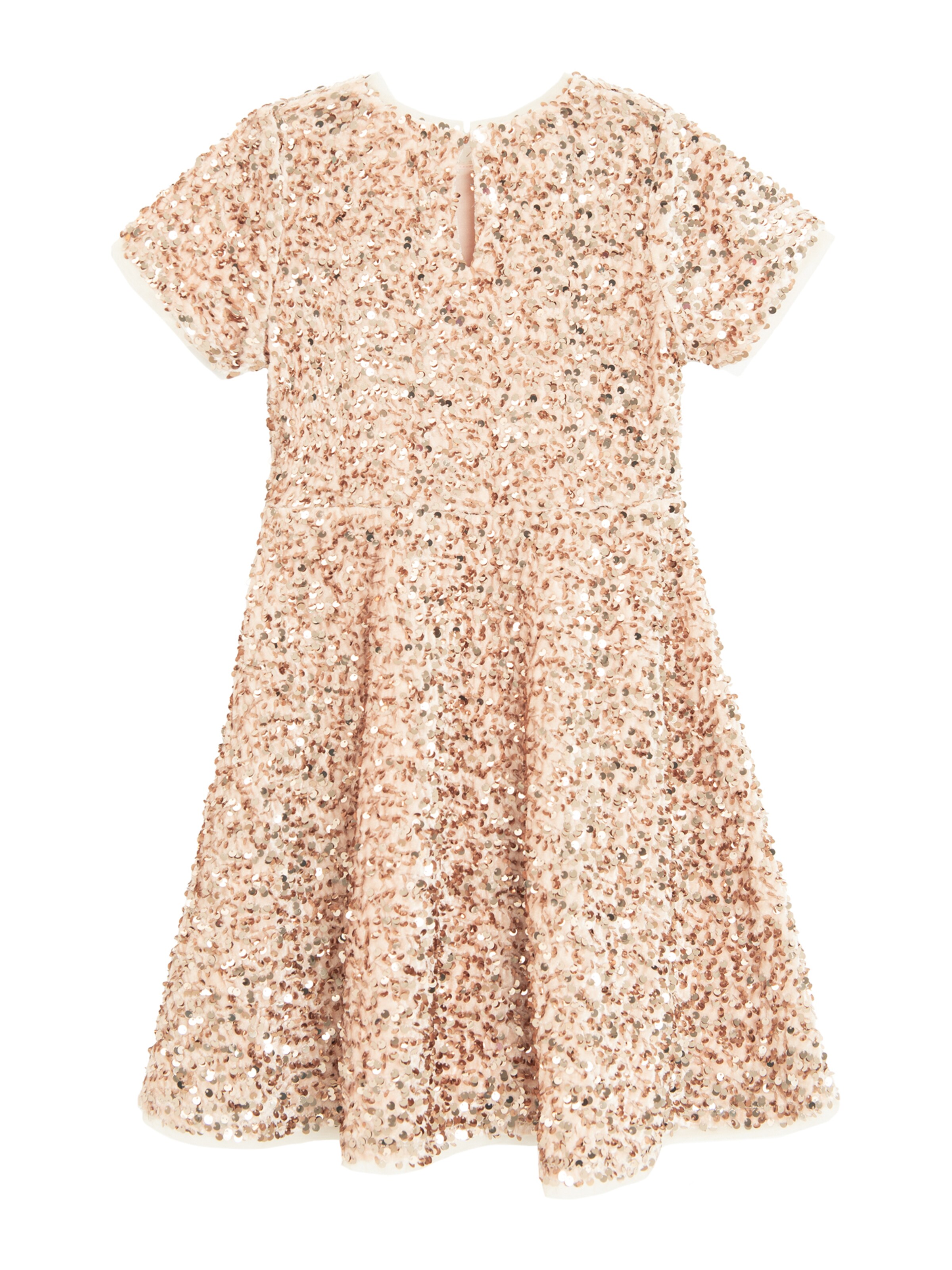 Robe Cool Club en beige : derrière