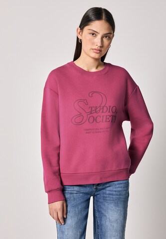 Street One Studio Sweatshirt in Pink: Vorderseite