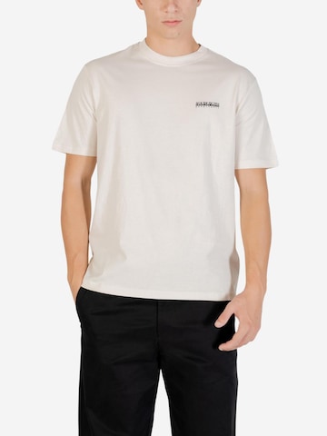 T-Shirt NAPAPIJRI en beige : devant