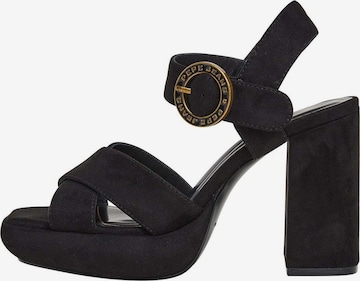 Pepe Jeans Sandale 'Lenny' in Schwarz: Vorderseite