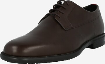 HUGO Lace-Up Shoes 'Kyron' in Brown: front