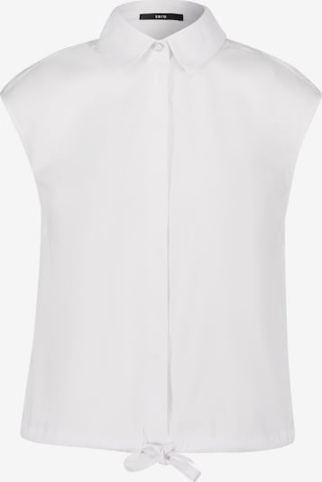zero Hemdbluse mit Tunnelzug in weiß, Produktansicht