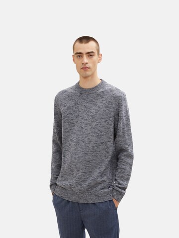 TOM TAILOR Sweater in Blue: front