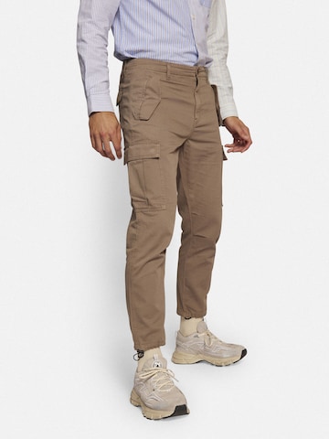 Redefined Rebel Regular Trousers 'RRPLJolan' in Brown: front
