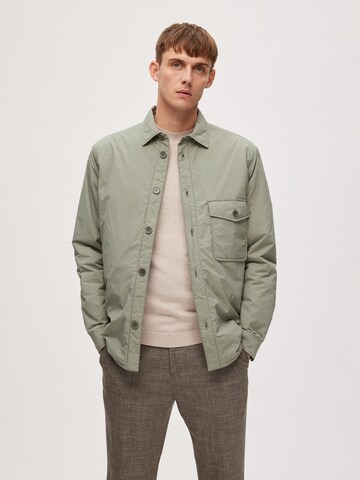 SELECTED HOMME Between-season jacket 'HAMISH' in Green: front