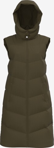 PIECES Vest 'Jamilla' in Green: front