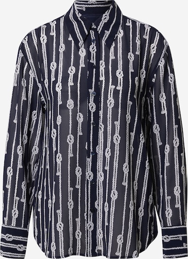 MICHAEL Michael Kors Blus 'SPACED SAILOR' i nattblå / vit, Produktvy