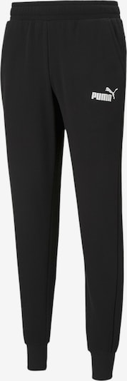 PUMA Sporta bikses, krāsa - melns / balts, Preces skats