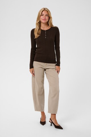 Cream Sweter 'Peloa' w kolorze brązowy