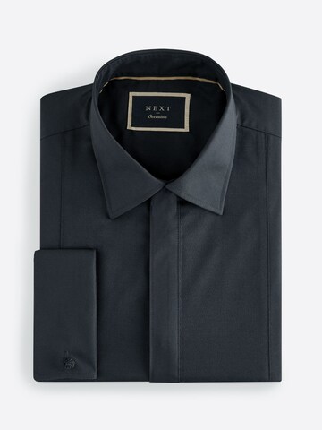 Next Regular Fit Hemd in Schwarz