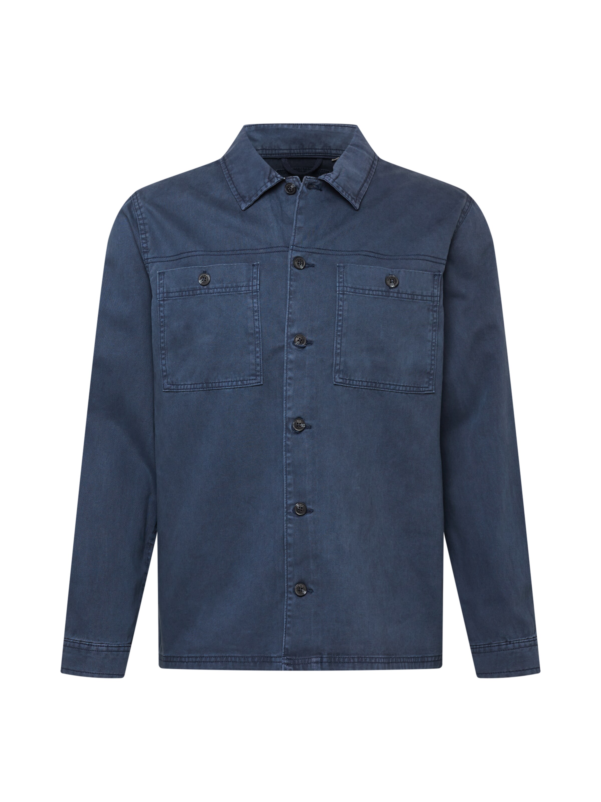 BLEND - Regular Fit Camisa em azul: frente