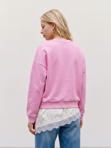 VERO MODA Sweatshirt 'VMBEA' in Pink
