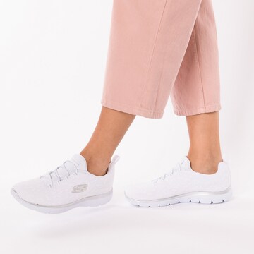 Baskets basses 'Summits' SKECHERS en blanc