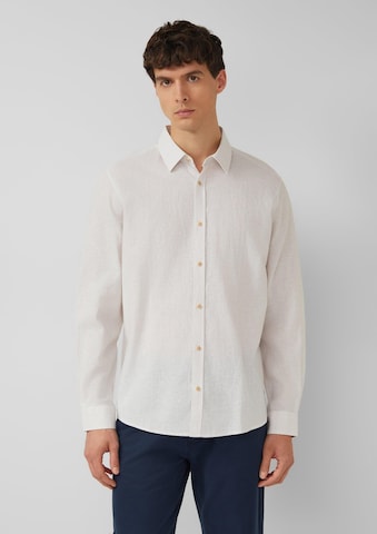 Coupe regular Chemise s.Oliver en beige : devant