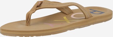 ROXY Teenslipper 'Vista III' in Bruin: voorkant