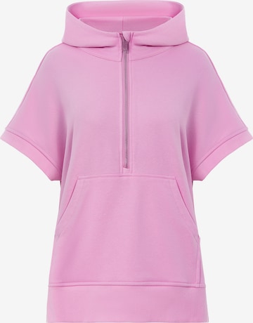 Bluză de molton de la Imily Bela pe roz: față