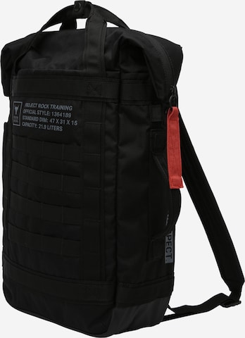 UNDER ARMOUR Sports Backpack 'Project Rock' in Black: front