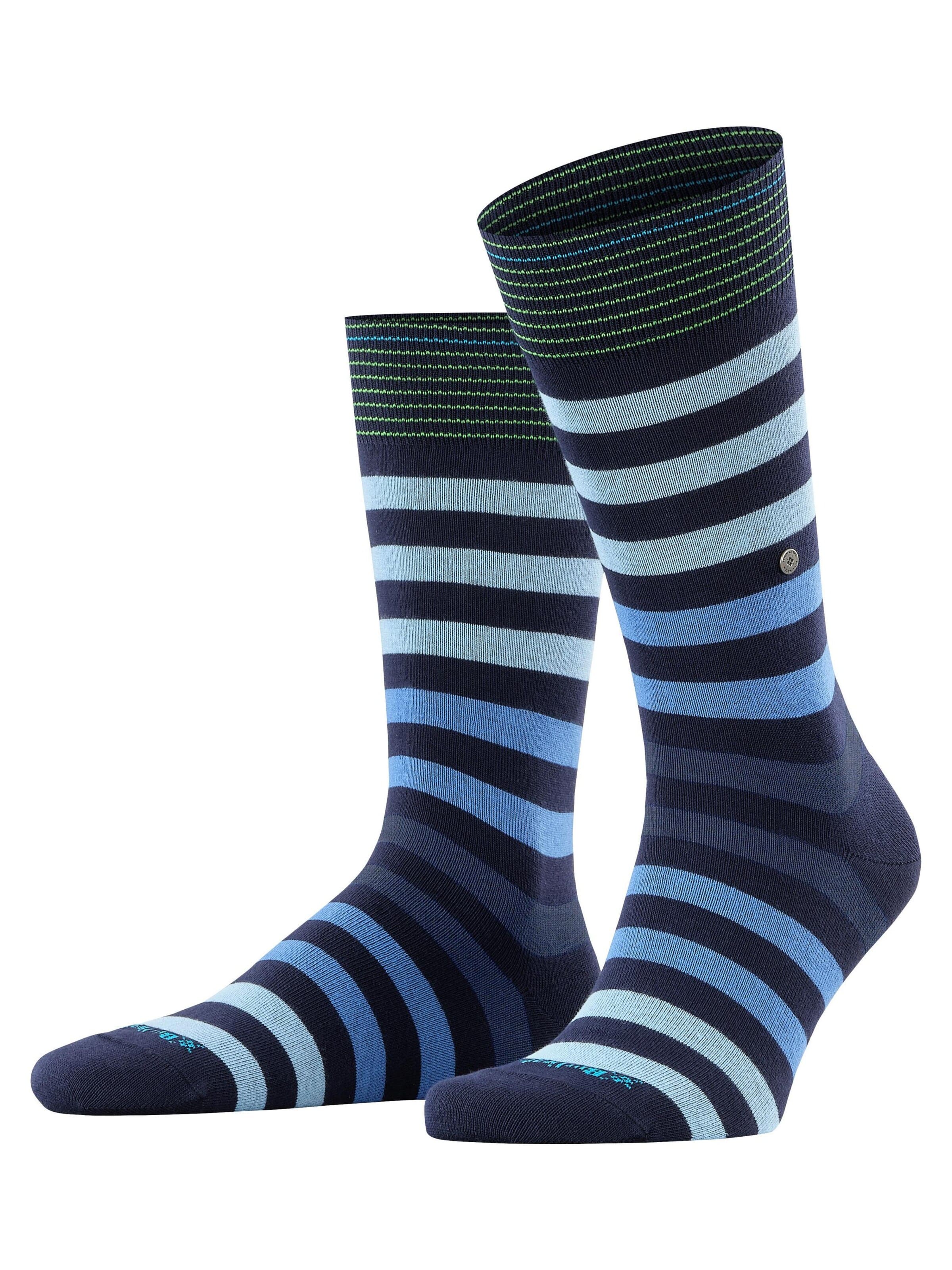 BURLINGTON Socks 'Blackpool' in Blue: front