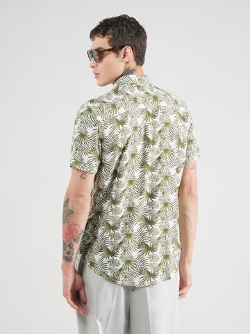BLEND Regular fit Button Up Shirt 'HADIM' in Green