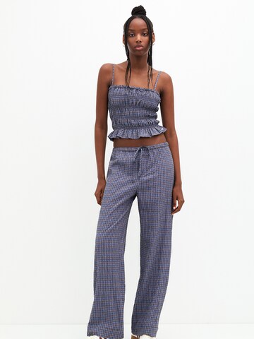 Pull&Bear Regular Pants in Blue