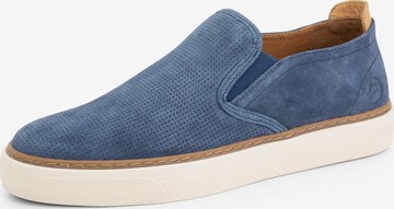 Travelin Slip-ons 'Cleeton' in Blauw: voorkant