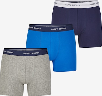 Boxers ' Jersey ' Happy Shorts en bleu : devant