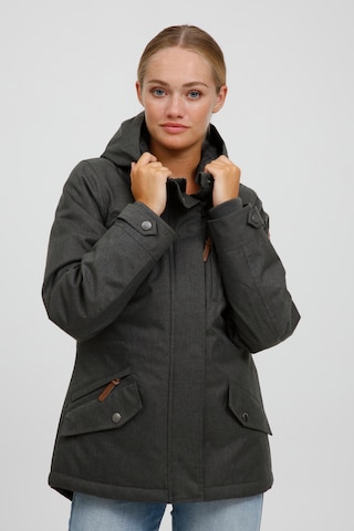 Oxmo Between-Season Jacket 'BELLISSA' in Grey: front