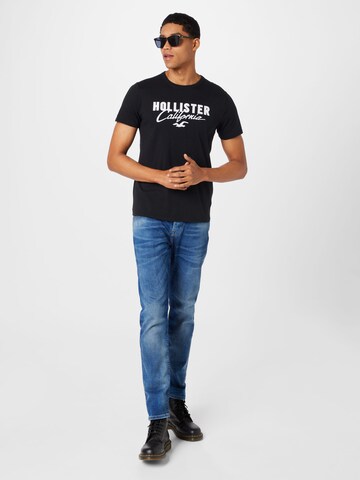 HOLLISTER Футболка в Черный