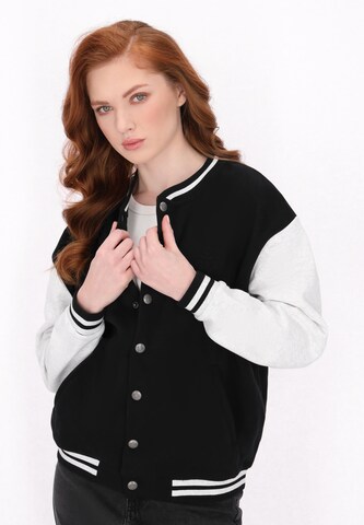 DreiMaster Vintage - Chaqueta de entretiempo en negro: frente