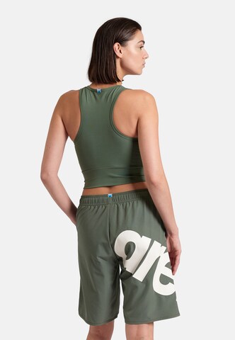 ARENA Normální Kalhoty 'LOGO' – zelená