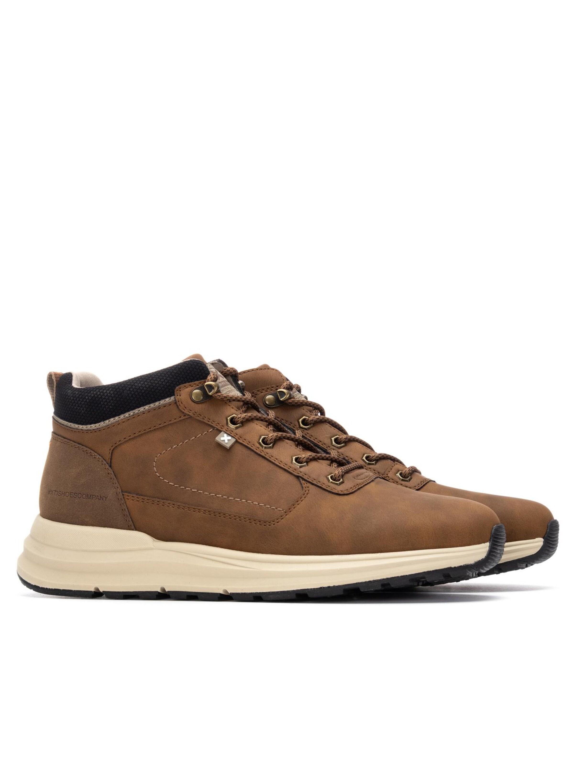 Xti - Botas con cordones '14462403' en beige