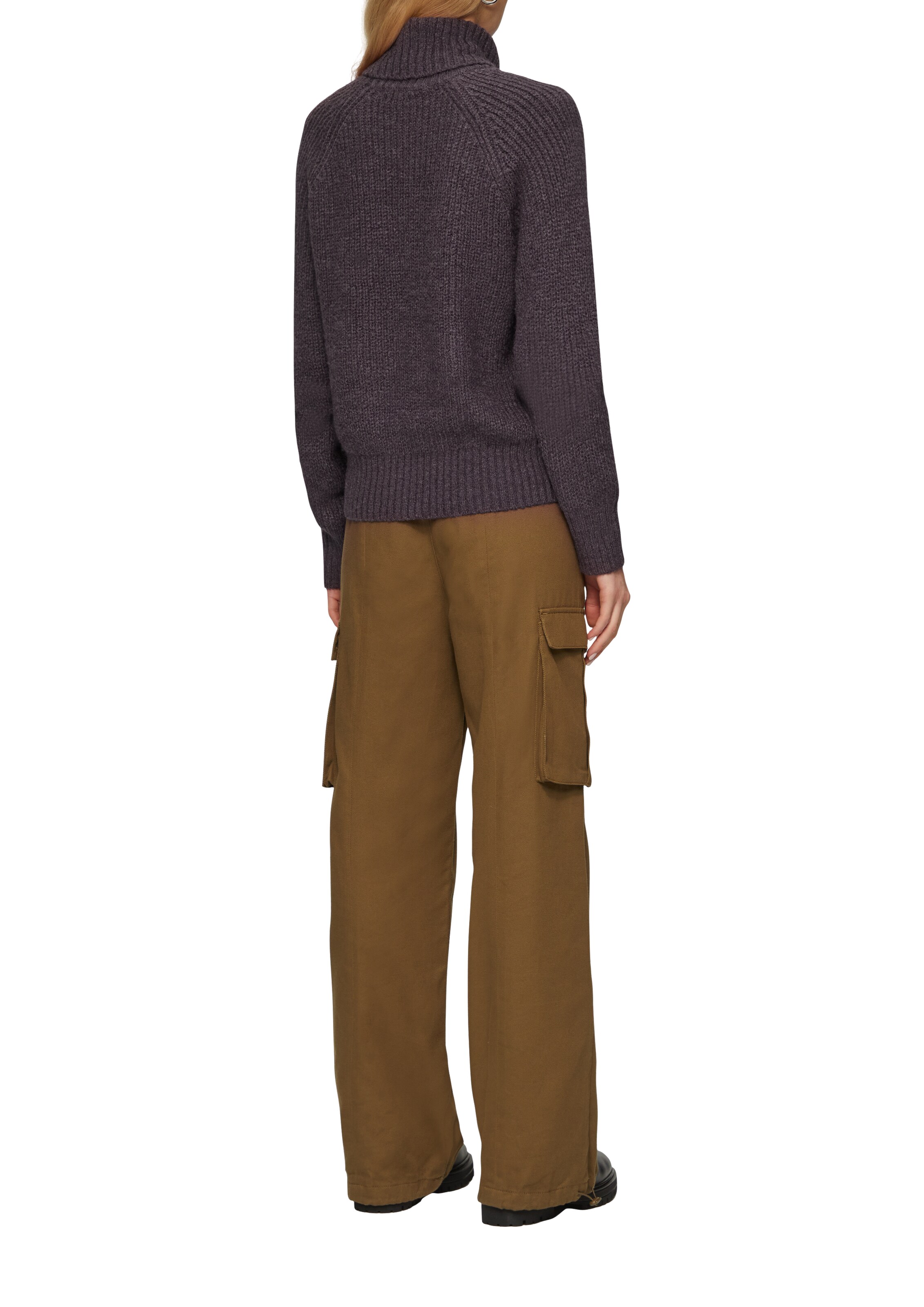 QS Pullover in Braun