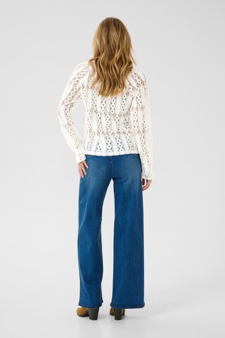 Cream Blus 'Tully' i vit